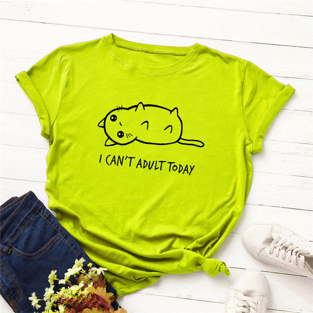 Funny Cat Shirt (Womens)