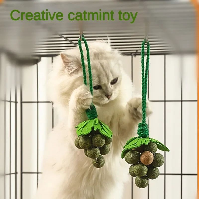 Grape CatNip Toy With Bell