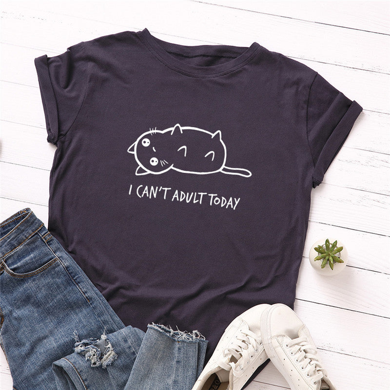 Funny Cat Shirt (Womens)