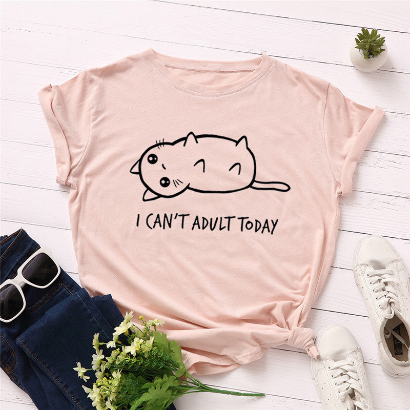 Funny Cat Shirt (Womens)